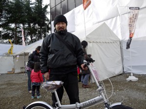 大ビンゴ大会　折りたたみ自転車ゲット
