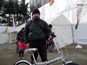 大ビンゴ大会　折りたたみ自転車ゲット