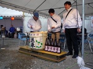 ほろ酔い夜学振る舞い酒