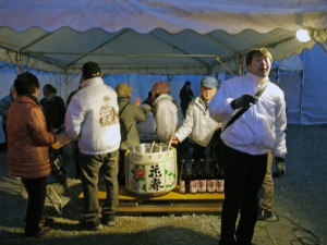 ほろ酔い夜学振る舞い酒