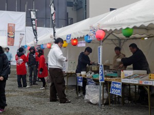 温かいほたて味噌汁